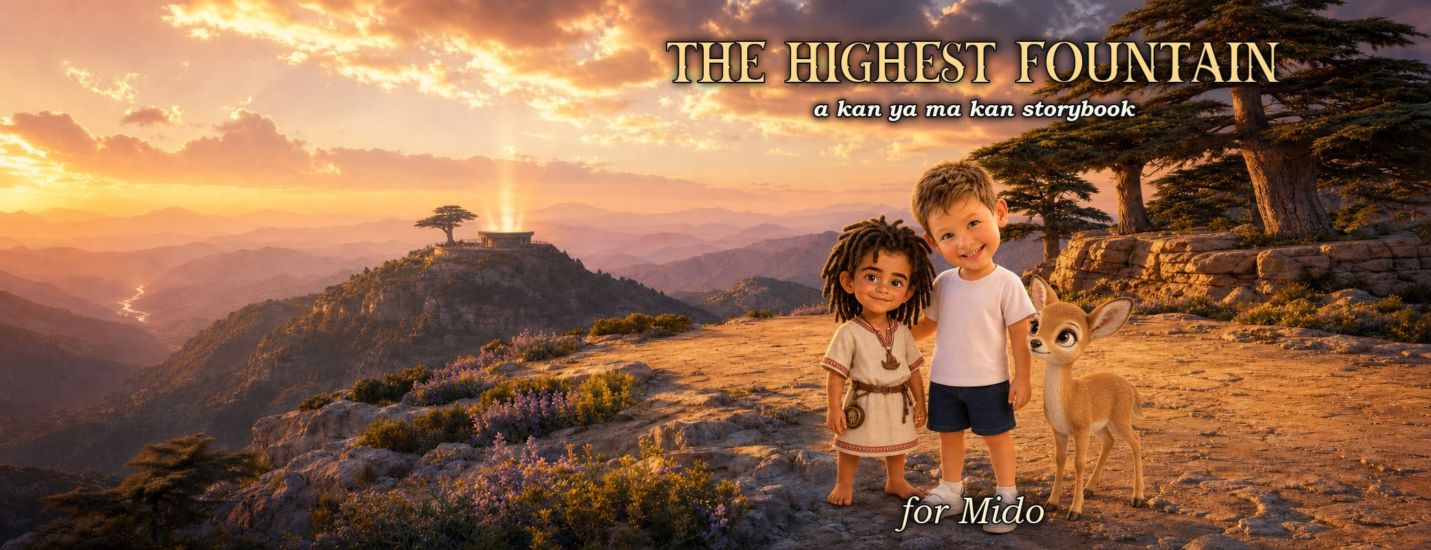 The Highest Fountain - a personalized storybook starring your child